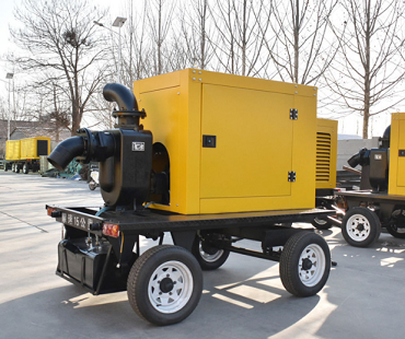 移动防汛泵车200立方柴油机水泵机组移动泵站自吸泵