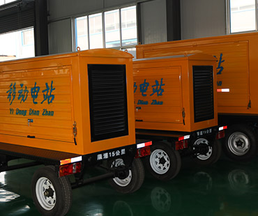 移动拖车发电机组100KW